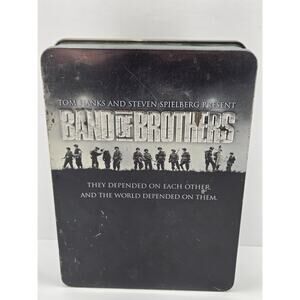 Band of Brothers 6 Disc DVD Set Collectible Tin Tom Hanks and Steven Spielberg